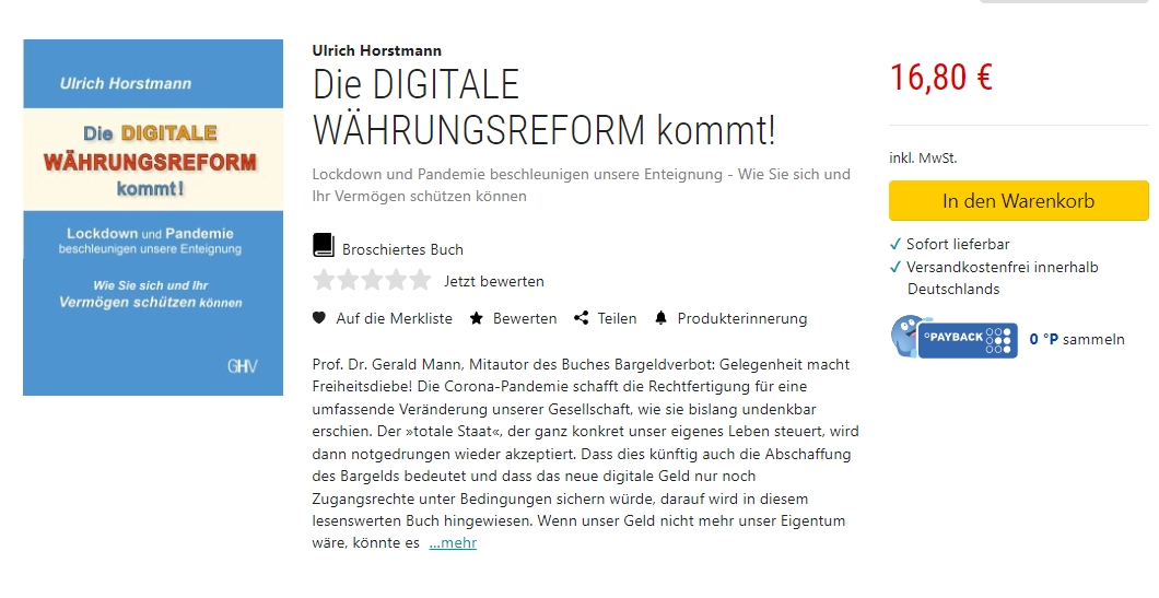 Die digitale Währungsreform kommt