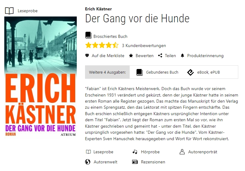 Der Gang vor die Hunde