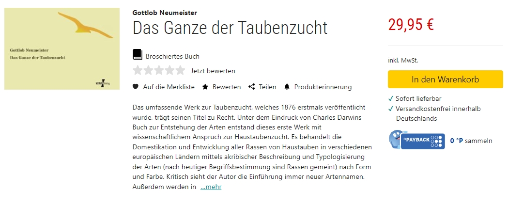 Taubenzucht