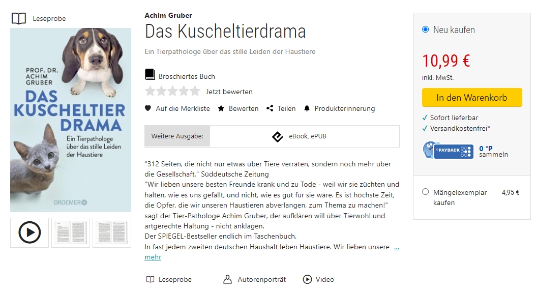 Das Kuschentierdrama