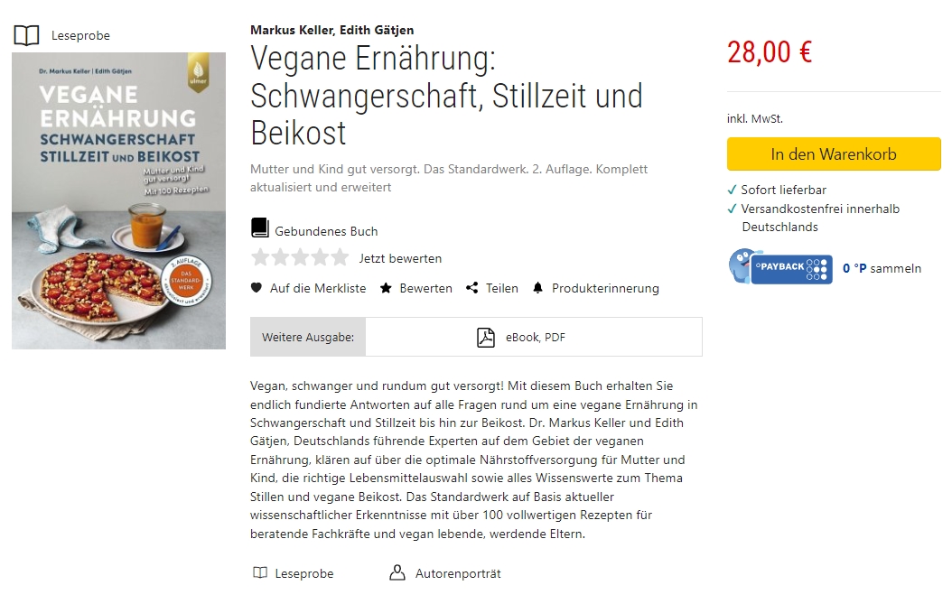 Vegane Ernährung Schwangerschaft