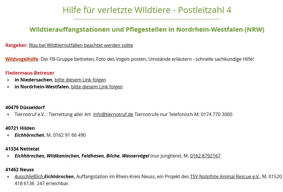 Wildtiere
